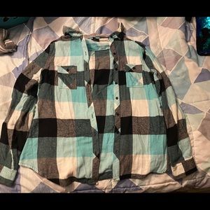 Rue 21 Hooded Flannel